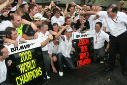 Rubens Barrichello, Brawn GP, Ross Brawn, Brawn GP et Jenson Button, Brawn GP