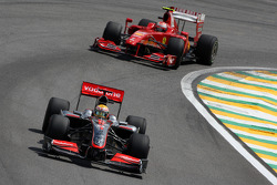 Lewis Hamilton, McLaren Mercedes, Kimi Raikkonen, Scuderia Ferrari