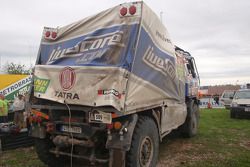 Damaged on the #509 Tatra: Tomas Tomecek, Vojteck Moravek and Petr Vojkovsky