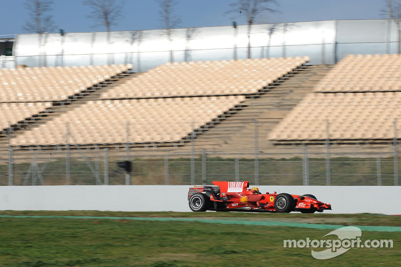 Valentino Rossi tes Ferrari F2008