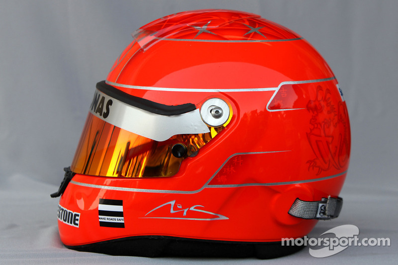 Helm von Michael Schumacher, Mercedes GP