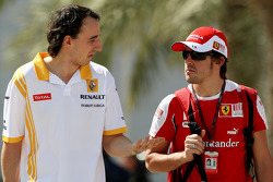 Robert Kubica, Renault F1 Team, Fernando Alonso, Scuderia Ferrari