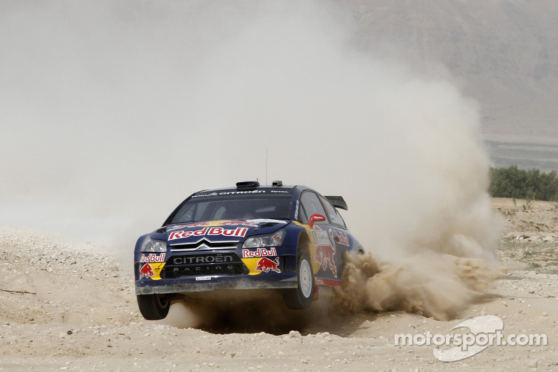 Kimi Raikkonen et Kaj Lindstrom, Citroën C4 WRC, Citroën Junior Team