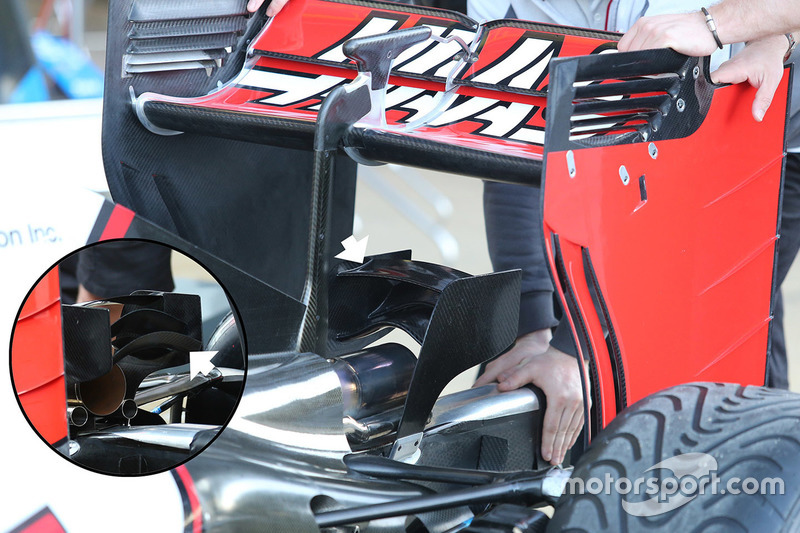 Haas F1 Team VF-16 monkey seat detail