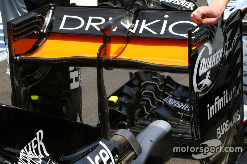 Force India: Heckflügel